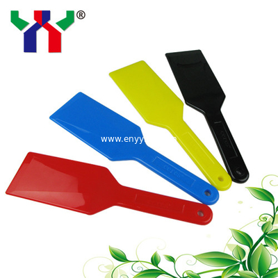 Spare parts 4 colors CMYK plastic ink knife for mixing ink