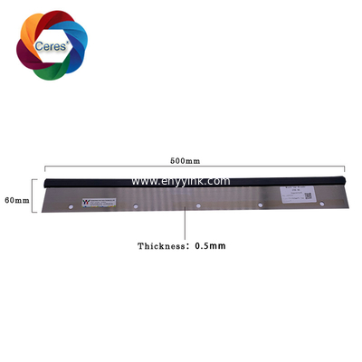 500*60*0.5mm,5 holes,Ceres GTO46 Wash Up Blade